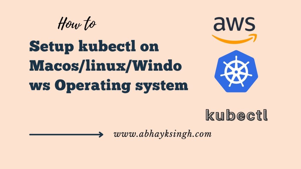 How to setup kubectl on MacoslinuxWindows Operating system