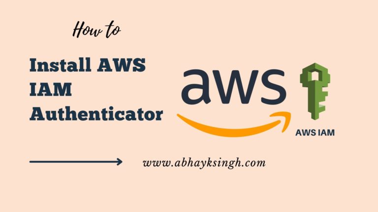 Install AWS IAM Authenticator