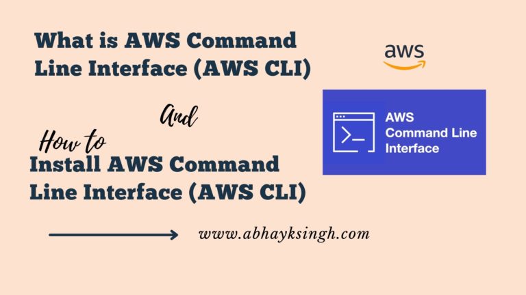 What is AWS Command Line Interface AWS CLI