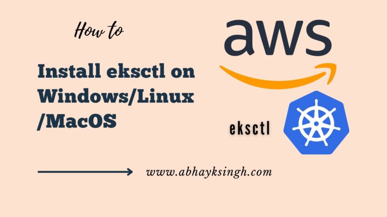 install eksctl on WindowsLinuxMacOS