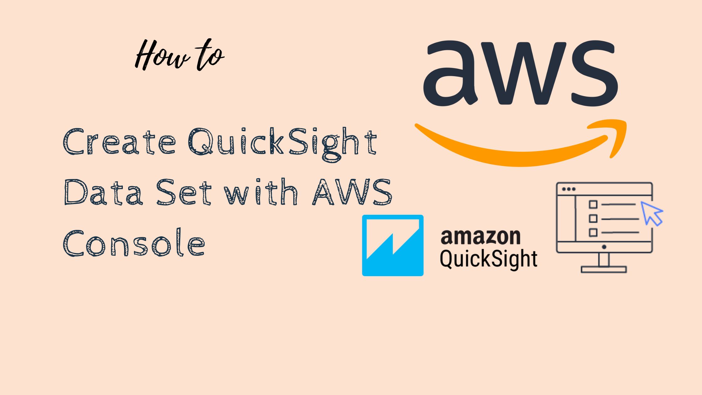 Create QuickSight Data Set with AWS Console