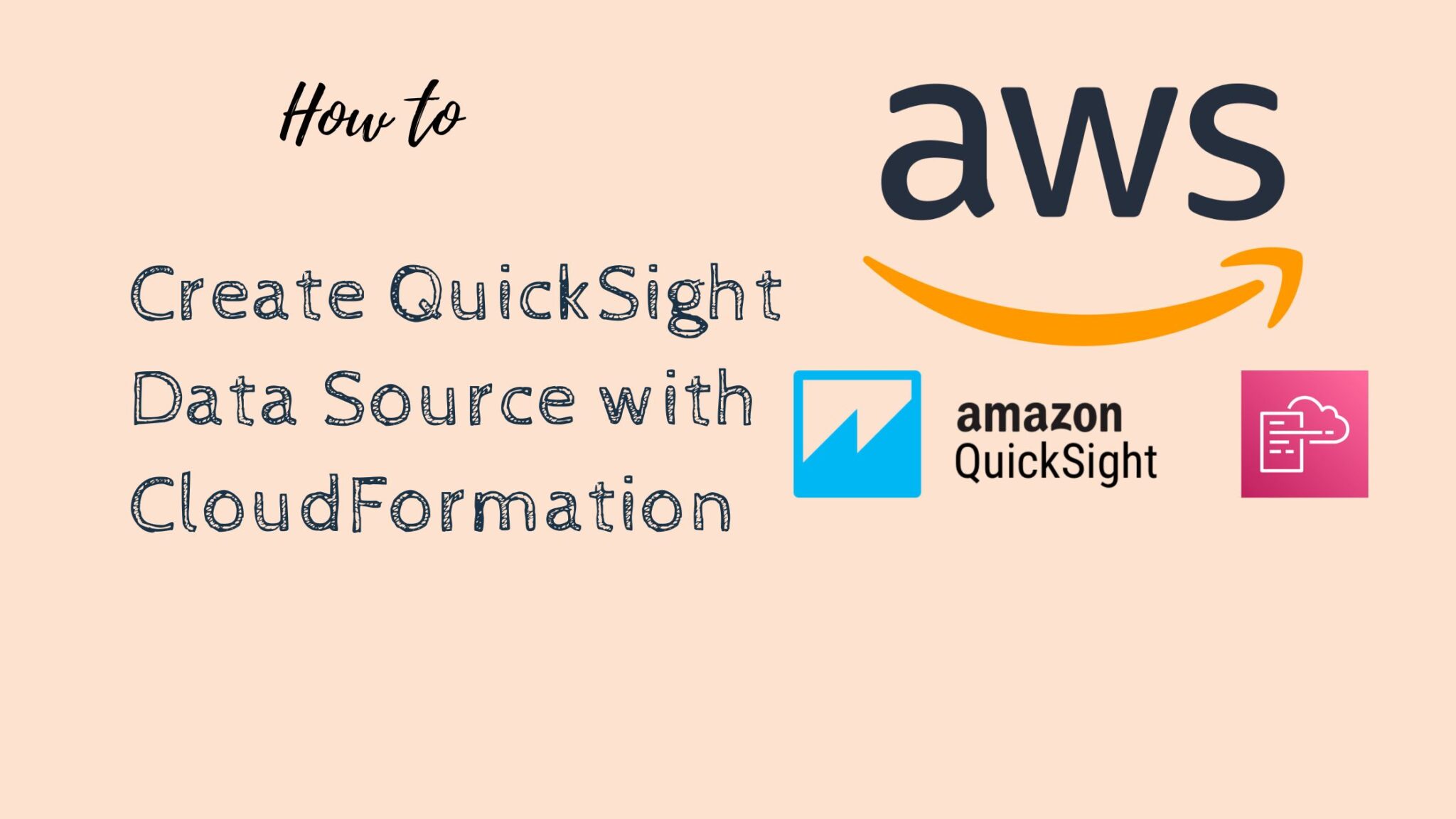 How to create AWS QuickSight DataSource with AWS CloudFormation