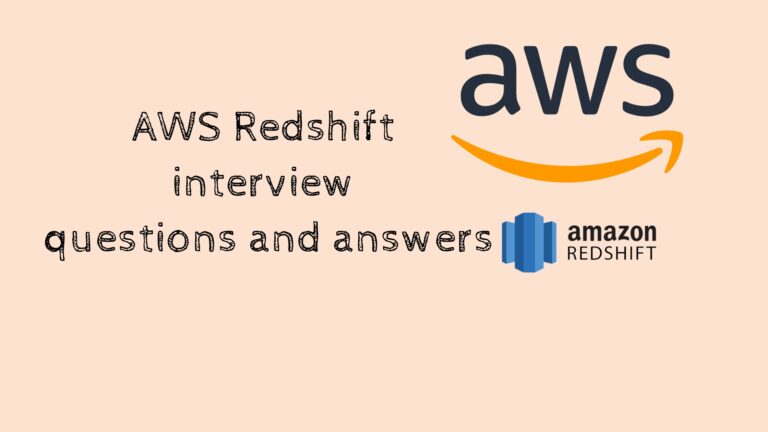 Redshift interview questions