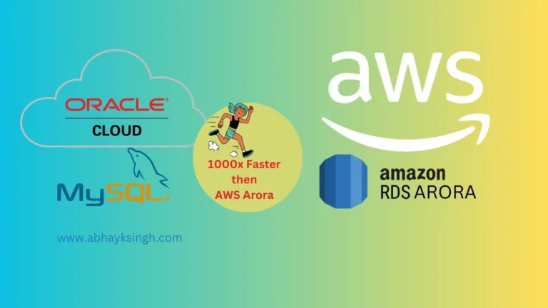 Oracle mysql 1000x faster